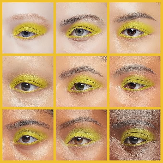 IS'MINE Single Eyeshadow Powder Palette High Pigmented Vegan Yellow Matte Eye shadow Makeup Singles (#11)-Velvo Beauty