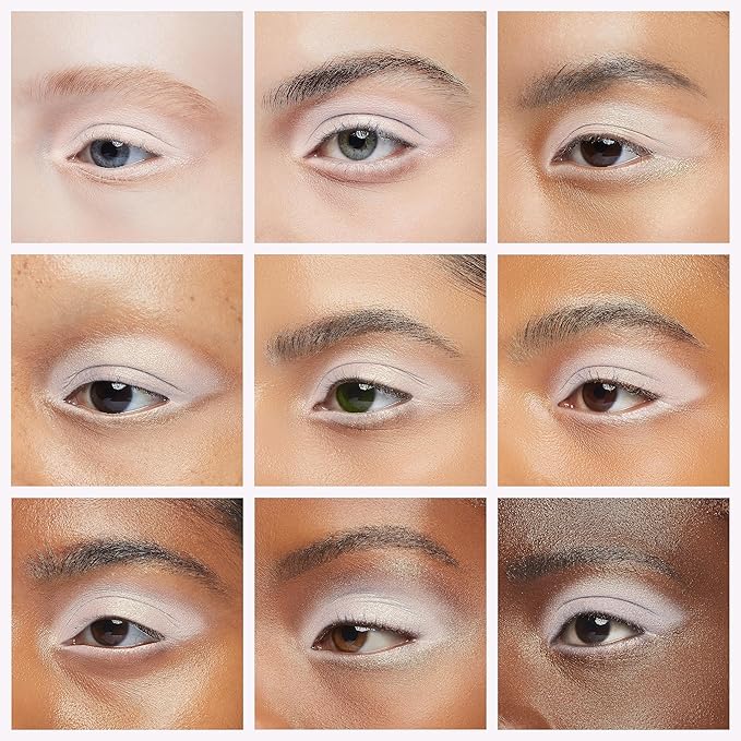 FOCALLURE Shimmer and Matte Cream Eyeshadow Stick,Smooth Brilliant Eye Brightener Pencil for Women,Long Lasting Waterproof Eye Shadow and Liners Makeup,FROST-Velvo Beauty