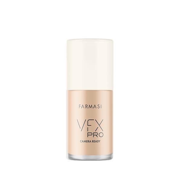 FARMASi Vfx Pro Foundation, Full Coverage Liquid Cream, Lightweight Long Lasting Coverage, Breathable Skin Moisturizer with Color True Matte Blending, Face Makeup, 1 fl. oz / 30 ml - Warm Light 04-Velvo Beauty