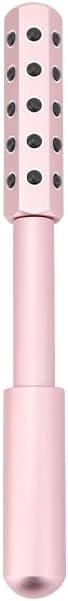 Beauty Massage Roller, Facial Massage Tool, 30 Germanium Stone Uplifting Face，Uplifting Face Massager Roller (Pink)-Velvo Beauty