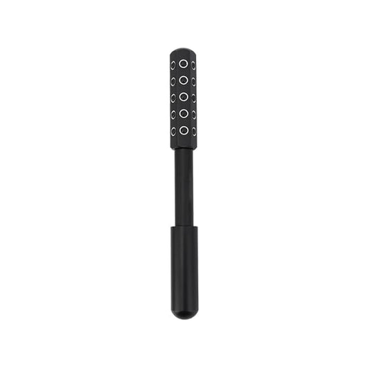 KOTOMI Facial Massage Roller, 30 Germanium Stone Facial Roller for Face Beauty Massage, Helps Blood Circulation, Reduces Puffiness and Redness, Self-Care Gift for All Ages (Black)-Velvo Beauty
