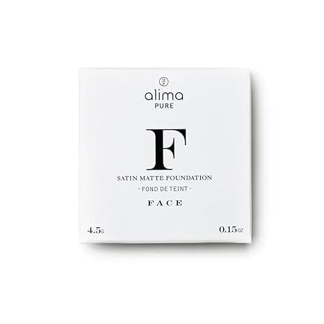 Alima Pure Matte Foundation Loose Mineral Powder Foundation Makeup, Loose Powder Makeup Oil Free Talc Free Powder, Natural Makeup Mineral Foundation Full Coverage Natural Foundation Powder .15 oz/4.5g-Velvo Beauty