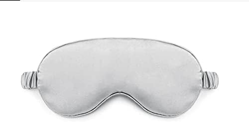 Women Imitated Silk Sleeping Mask Travel Eye Patch (Grey)-Velvo Beauty