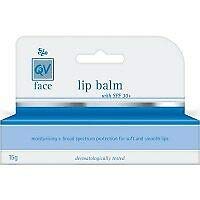QV Face Lip Balm 15G with SPF 30+-Velvo Beauty