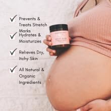 Belly Bundle by Irene Organics - Organic Belly Butter and Oil for Pregnancy Stretch Mark Prevention and Treatment - Award Winning Skincare For Pregnancy and Postpartum - Mother's Day Gift Set (Small)-Velvo Beauty