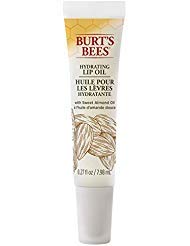 Burt's Bees 100% Natural Hydrating Lip Oil with Sweet Almond Oil, 1 Tube (Pack of 4)-Velvo Beauty