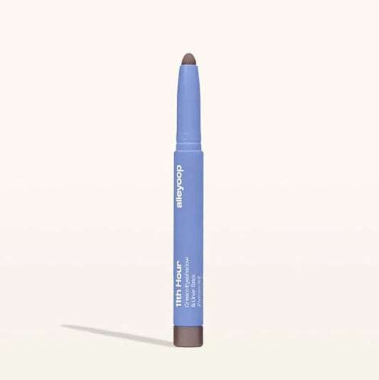 ALLEYOOP 11th Hour Cream Eye Shadow Sticks - Espresso Self (Matte) - Award-winning Eyeshadow Stick - Smudge-Proof and Crease Proof for Over 11 Hours - Easy-To-Apply and Compact for Travel, 0.05 Oz-Velvo Beauty