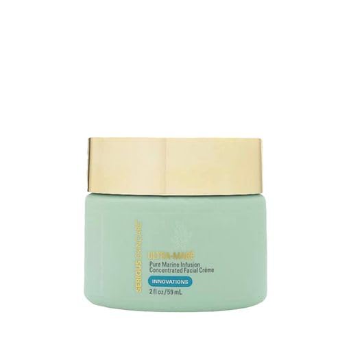 Serious Skincare Ultra-Mare Pure Marine Infusion Trio – Ultra-Mare Serum 1 oz, Ultra-Mare Facial Cream 2 oz. & Ultra-Mare Eye Cream .5 oz – Anti-Aging – Algae and Plankton extracts-Velvo Beauty