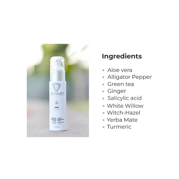 Organic Salicylic Acid Toner for Sensitive Skin - Aftershave Tonic Razor Bump Ingrown Treatment - Made of Green tea, Jojoba, Aloe Vera, Chemical Fragrance Free Toner - Natural Tonic for Men Women 2oz-Velvo Beauty