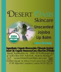 USDA Organic Unscented Lip Balm 2 Pack - Over 70% Pure Organic Jojoba Oil and Organic Beeswax, Soothes and Softens Dry, Cracked, and Sensitive Lips, No Added Scent, No added Taste 15 oz/4.6 gm-Velvo Beauty