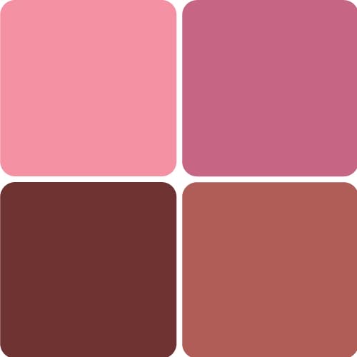 Ogee Tinted Sculpted Lip Oil - Blossom 4 Piece Gift Set - Made with 100% Organic Coconut Oil, Jojoba Oil, and Vitamin E - Best as Lip Balm, Lip Color or Lip Treatment-Velvo Beauty