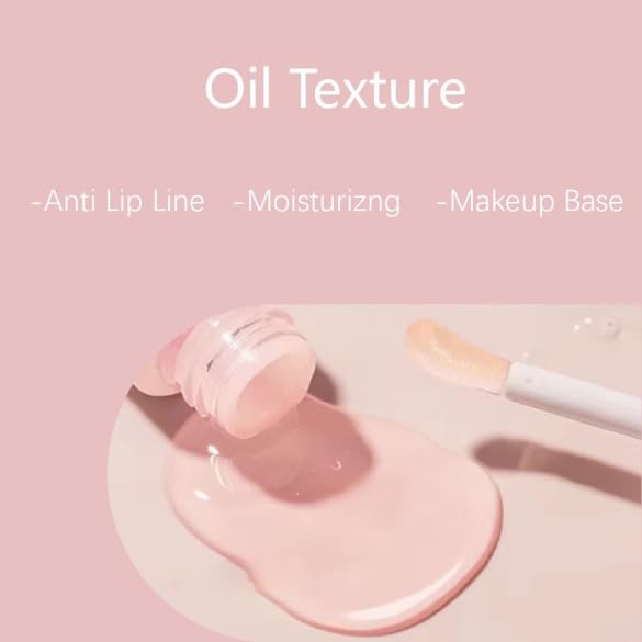 Peach Oolong Lip Oil - Jojoba Oil, Vitamin E & Uuron-cha ekisu, Non-sticky, Moisturizing & Hydrating, Lightweight, Clear-Velvo Beauty