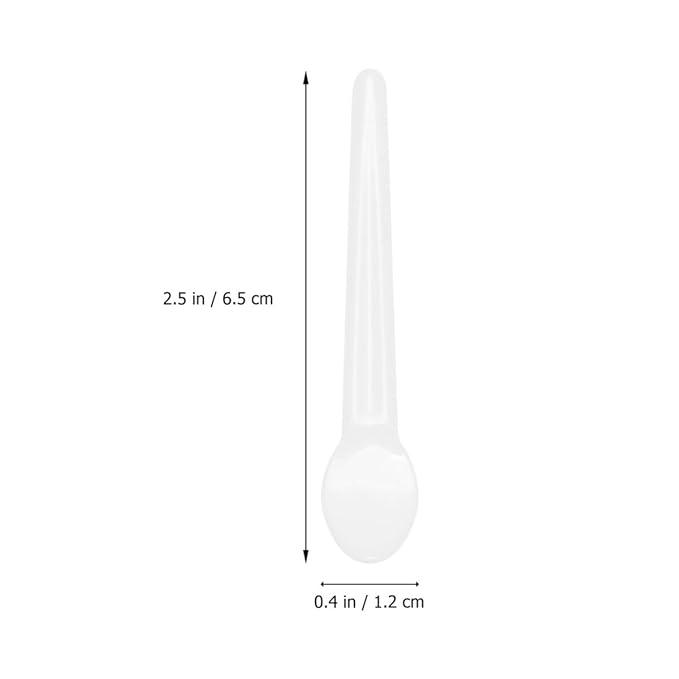 100pcs Makeup Scoop Cosmetic Scoop Face Cream Spatula Face Cream Scoop Face Mask Scoop Cosmetic Spatula Makeup Spoon-Velvo Beauty