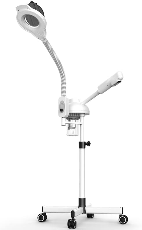 TASALON Professional 2 in 1 Facial Steamer With 5X Magnifying Foldable Arm, Ozone Mist Steamer for Face, Salon Spa Beauty Skin Care Equipment-Velvo Beauty