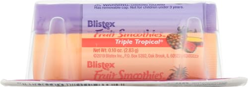 Blistex Fruit Smoothies Lip Protectant Assorted, 3 ct (Packaging May Vary)-Velvo Beauty