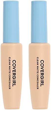 COVERGIRL - Clean Matte Concealer, Oil-Free, Lightweight Formula, Blendable, Natural-Looking Coverage, 100% Cruelty-Free (Pack of 2)-Velvo Beauty