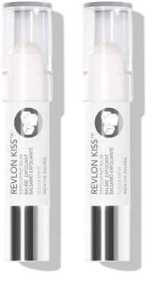 Revlon Lip Scrub Balm, Kiss Sugar Scrub Exfoliator, Lip Makeup with 24 Hour Long Lasting Hydration, Sugar Mint, 0.09 oz (Pack of 2)-Velvo Beauty