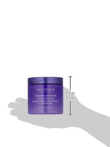 Obliphica Medium to Coarse Seaberry Mask, 1.05 Pound - Nourishing and Restorative Hair Treatment for Medium to Coarse Hair Types, Ensuring Lustrous Shine, Manageability, and Revitalization-Velvo Beauty