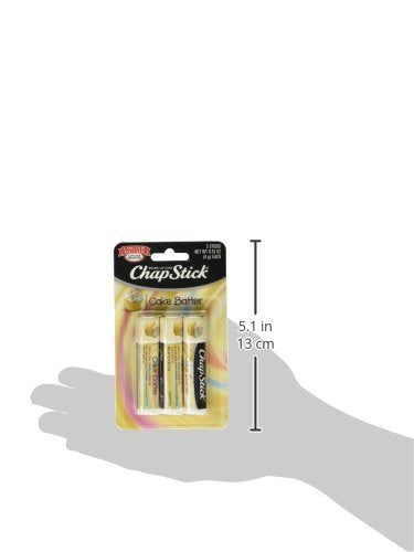 Chap Stick Lip Care - Limited Edition - Cake Batter - 3 Count Sticks Per Package - Pack of 3 Packages-Velvo Beauty
