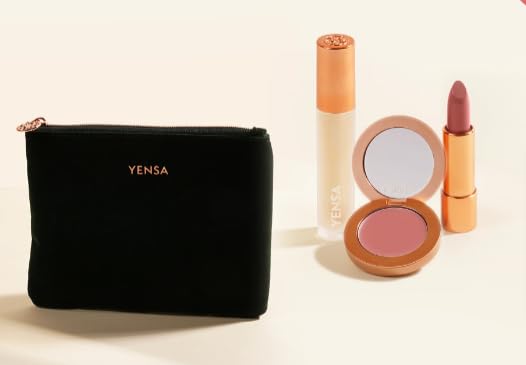 YENSA Yosemite Cosmetics SuperOils Lipstick and Blush Set in Nude-Velvo Beauty
