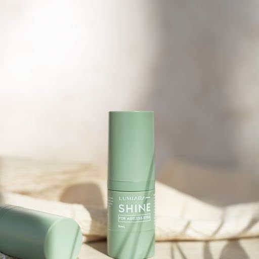 Lumiara Shine Anti Aging Eye Serum - Hydrating and Brightening Serum For All Ages & Skin Types - Organic, Paraben Free, Cruelty Free & Plant Based Wrinkle Reduction - Made In The USA - 15 ml-Velvo Beauty