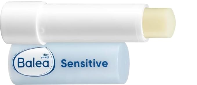 Balea Lip Care Sensitive, Moisturizing Lip Balm with Aloe Vera 9.6 g (pack of 2) - German product-Velvo Beauty