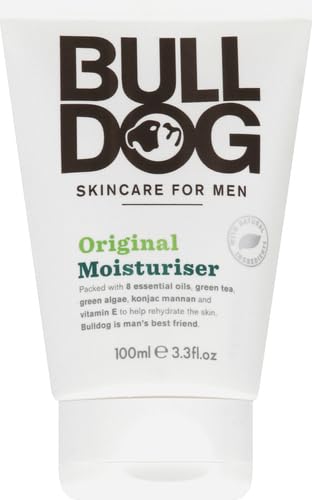 BULLDOG Mens Skincare and Grooming Face Moisturizer Original, 3.3 Fluid Ounce-Velvo Beauty