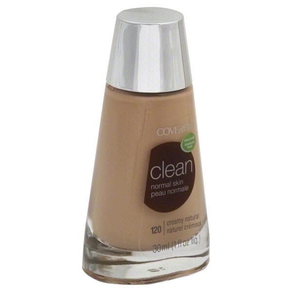 COVERGIRL Clean Makeup Foundation Creamy Natural 120, 1 oz (packaging may vary)-Velvo Beauty