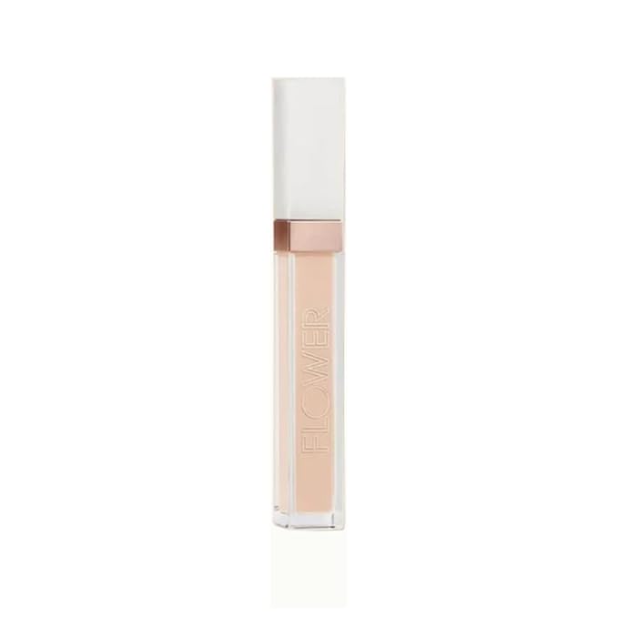 FLOWER BEAUTY By Drew Barrymore Light Illusion Full Coverage Concealer - Diffuse Dark Under Eye Circles + Blurs Blemishes - Weightless Formula + Crease Proof Makeup (Porcelain)-Velvo Beauty