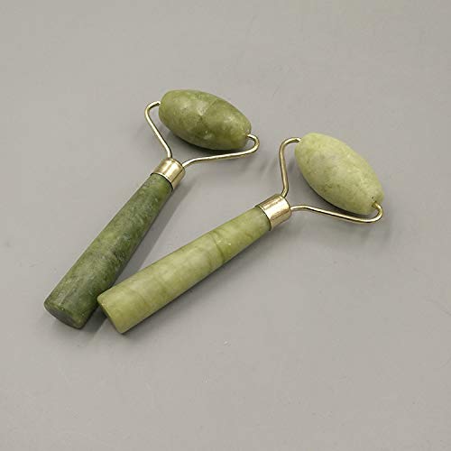2 Pack Anti-Aging Anti Wrinkle Jade Roller Massager Face Neck Slimming Lymphatic Drainage SPA Tool-Velvo Beauty