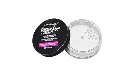 MaybellineFacestudio Lasting Fix Setting + Perfecting Loose Powder Makeup, All Day Matte Wear, Minimizes Shine, Sets Foundation Makeup, Translucent, 0.21 oz., White-Velvo Beauty