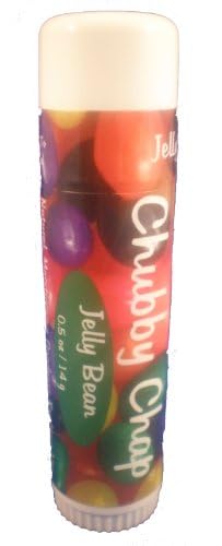 Three (3x) Large Jumbo Chapstick Natural Chapstick - 1/2 Ounce Lip Balm (Jelly Bean)-Velvo Beauty