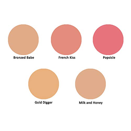 KAB Cosmetics - Pressed Powder - Ultra-Fine Pigment Shimmer Highlight Makeup in Hand-Picked Tones for All Skin Types - Cruelty-Free Face Highlighter for Poreless Look by KAB, Bronzed Babe-Velvo Beauty