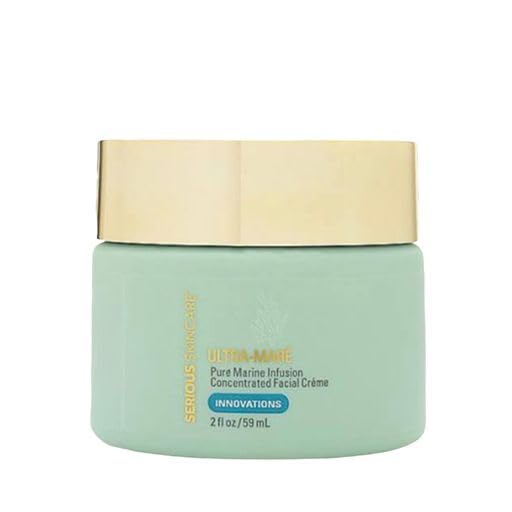 Serious Skincare Ultra-Mare Pure Marine Infusion Trio – Ultra-Mare Serum 1 oz, Ultra-Mare Facial Cream 2 oz. & Ultra-Mare Eye Cream .5 oz – Anti-Aging – Algae and Plankton extracts-Velvo Beauty