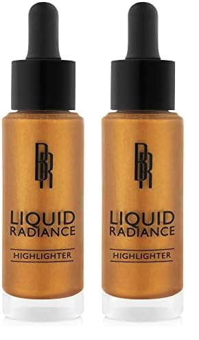 Black Radiance Liquid Radiance Highlighter, Gold Dust, 1 Ounce (Pack of 2)-Velvo Beauty