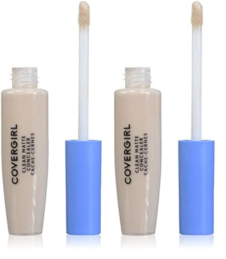 COVERGIRL - Clean Matte Concealer, Oil-Free, Lightweight Formula, Blendable, Natural-Looking Coverage, 100% Cruelty-Free (Pack of 2)-Velvo Beauty