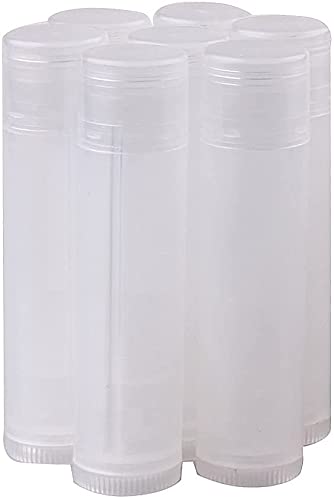 100Pcs 5ML Transparent Clear Empty Lip Balm Tubes Containers-Velvo Beauty