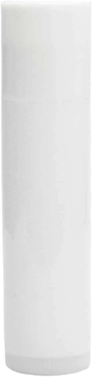 Empty Lip Balm Tubes for DIY Lipstick with Leak-proof Caps, 100-Pack Lip Balm Containers BPA Free, White-Velvo Beauty