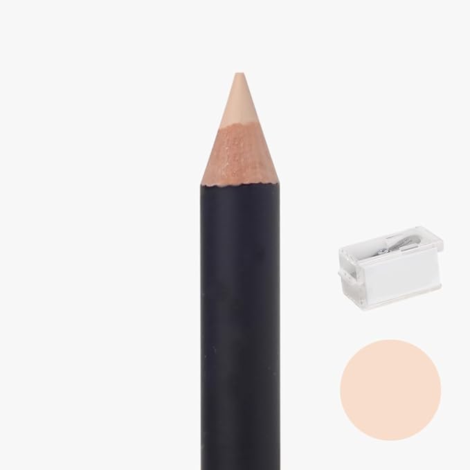 [K-Beauty Makeup] Courcelles Concealer Pencil CC706/CC707/CC708, Hard type-Natural Cover, light, medium, dark beige (CC707-Medium Beige+Sharpener)-Velvo Beauty