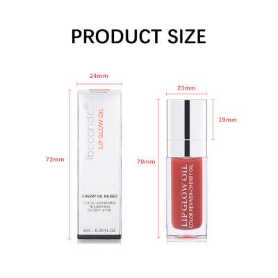 Lip Glow Oil, Care Of Lips, Highlight Lip Color And Lip Oil Hydrating Tinted Lip Balm, Lip Oil Gloss Tinted Hydrating Lip Care Lines Lip Crystal Jelly Moisturizing (012 RoseWood)-Velvo Beauty