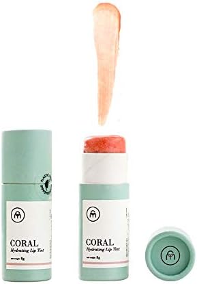 Coconut Matter Lip Balm – Handmade Vegan Coconut Lip Balm with Pink Tint - Hydrating Lip Balm with Natural Coconut Oil, CORAL-Velvo Beauty