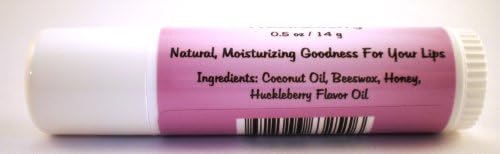 Three (3x) Large Jumbo Chapstick Natural Chapstick - 1/2 Ounce Lip Balm (Huckleberry)-Velvo Beauty