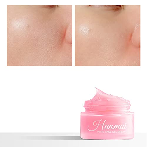 Hunmui Face Primer Pore Base Gel Cream，Magical Perfecting Base Face Primer Under Foundation Anti-Aging WrinklesShrink Pore Remove Fine LinesExfoliatingAnti-Oxidation.1Pcs-Velvo Beauty
