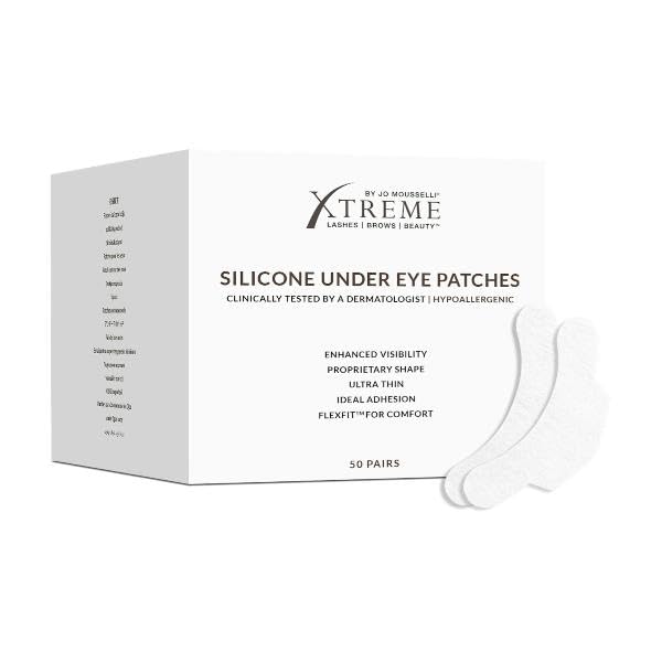 Xtreme Lashes Hypoallergenic Silicone Matte Under Eye Gel Patches | 50 Pairs-Velvo Beauty