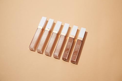 FLOWER BEAUTY By Drew Barrymore Light Illusion Full Coverage Concealer - Diffuse Dark Under Eye Circles + Blurs Blemishes - Weightless Formula + Crease Proof Makeup (Vanilla)-Velvo Beauty