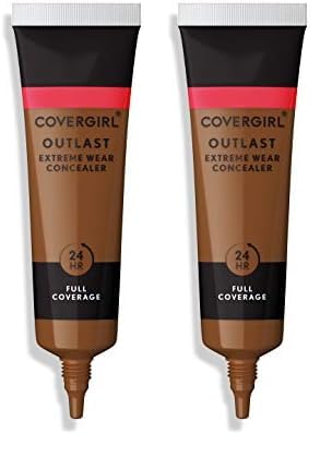 COVERGIRL Outlast Extreme Wear Concealer, Deep Golden 877, Pack of 2-Velvo Beauty
