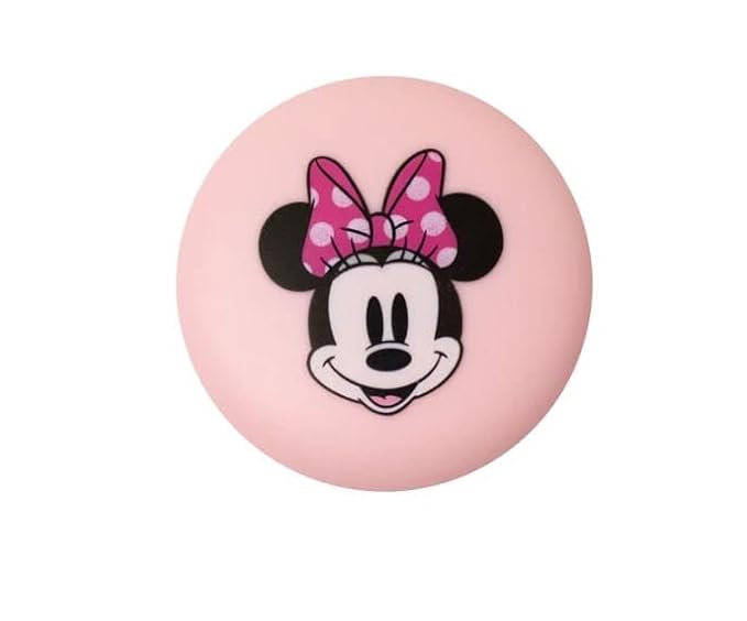 The Crème Shop x Disney Macaron Lip Balm Minnie Mouse Strawberries and Crème Pink Korean Scented Pocket Portable Vitamin E Shea Butter-Velvo Beauty