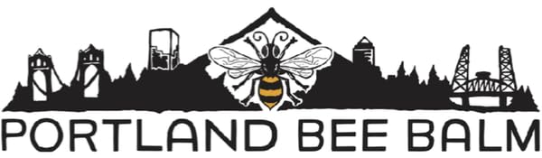 Portland Bee Balm All Natural Handmade Beeswax Based Lip Balm, Oregon Mint 24 Count-Velvo Beauty