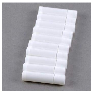 50PCS 5ml Empty Refill White Plastic Lip Gloss Balm LipStick Tubes Sample Packing Vials Holder Bottles DIY Beauty Tool-Velvo Beauty