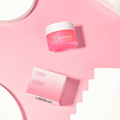 2Pcs Hunmui face primer pore base gel cream，Magical perfecting base face primer under foundation Anti-Aging WrinklesShrink Pore Remove Fine LinesExfoliatingAnti-Oxidation-Velvo Beauty
